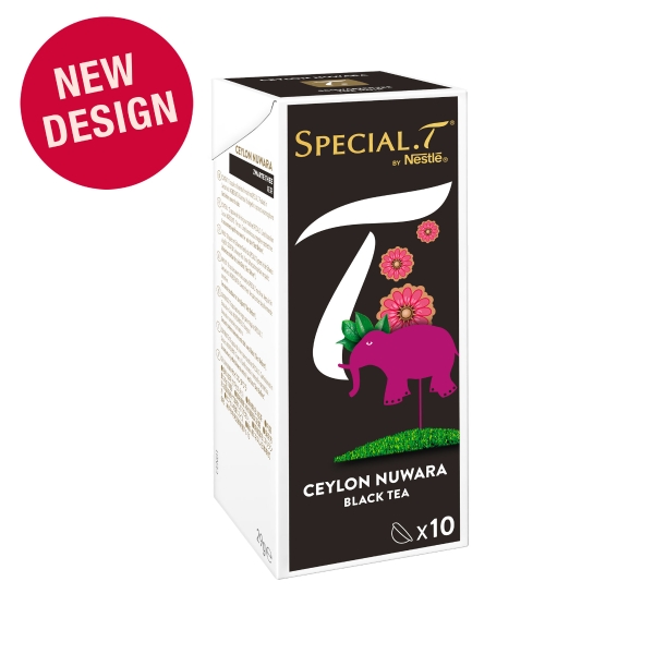 SPECIAL.T Ceylon Nuwara, tè nero, confezione da 10 capsula