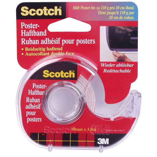 SCOTCH 109 REPO POSTER TAPE 19MMX3.8M