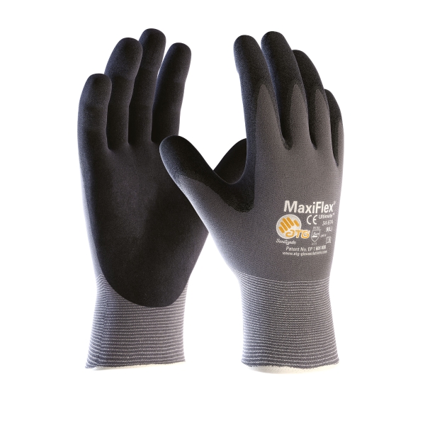 Pair gants de protection ATG MaxiFlex Ultimate 34-874, taille 8