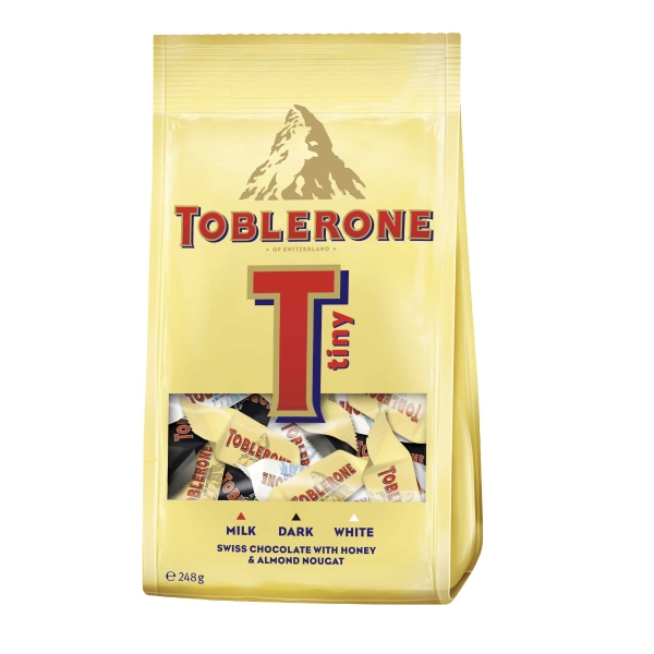 Toblerone Tini assortiment, emballage de 248 g