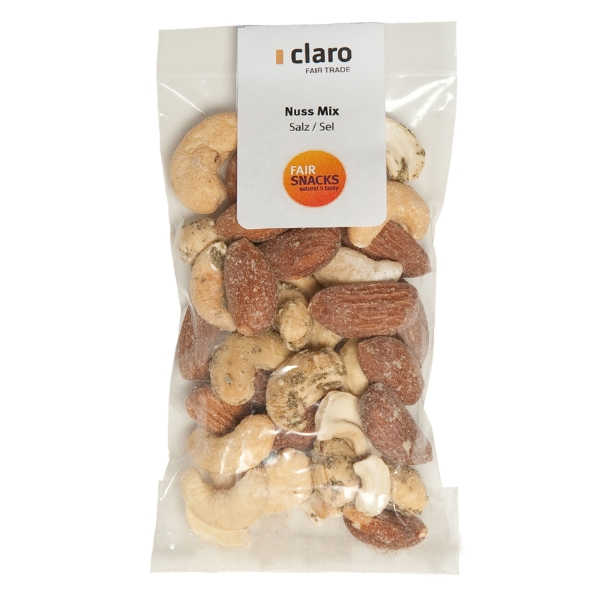 Fairsnacks Nuss Mix Salz Claro 30 g, Packung à 15 Stück