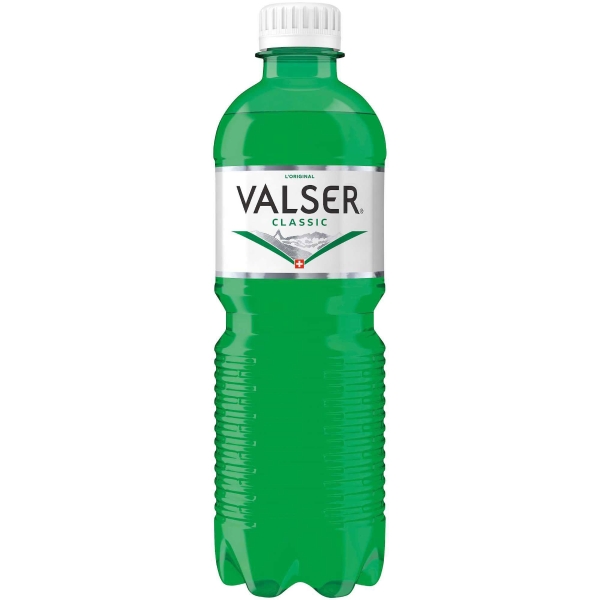 Valser Classic Mineralwasser mit Kohlensäure 50 cl, Packung à 24 Flaschen