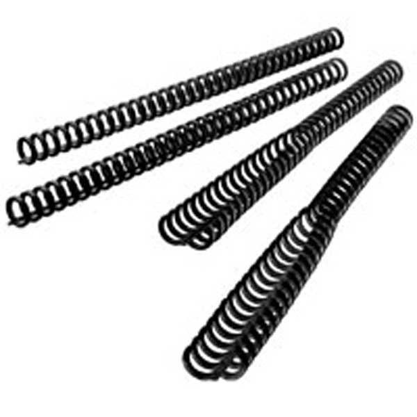 PK50IBICLIK  388019 PLASTICCOMB 8MM BLACK -  1-45 SHEET CAPACITY