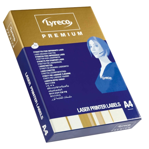 Lyreco Premium laser labels 99,1x33,9mm - box of 4000