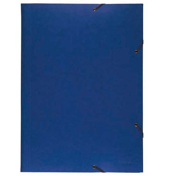 Exacompta 3-flap folder A3 cardboard 600g blue - pack of 5