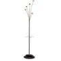 PORTEMANTEAU FESTIVAL ALBA BOIS ET METAL 5 PATERES BOIS PORTE PARAPLUIE H 1.87M