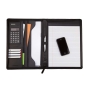 Monolith 2914 conference folder with calculator and note pad black