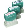 Wort-Stempel X-Stamper, Bezahlt, rot