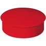 Lyreco round magnets 27mm red - box of 6