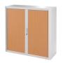 PAPERFLOW EASYOFFICE CUPBOARD 104,5 X 110 X 41,5CM GREY/BEECH