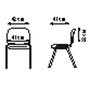 Prosedia folding chairs in chrome - set of 2