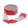 RUBAN DE SIGNALISATION VISO SIMPLE EPAISSEUR 100M X 50MM ROUGE/BLANC