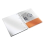 College-Block Leitz WOW 4638 A4, 80 Blatt, 80 g/m2, 5 mm kariert, orange