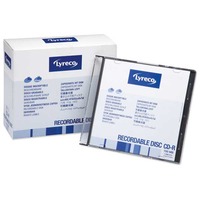 LYRECO CD-R 700MB/80MIN SLIM CASES - PACK OF 10