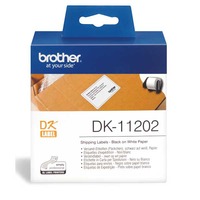 BROTHER DK11202 SHIPPING LABELS 62 X 100MM - BOX OF 300