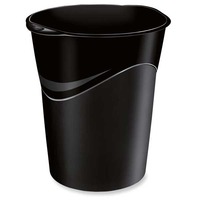 LYRECO WASTE BIN 15 LITRE BLACK