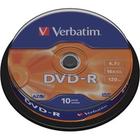 BX10 VERBATIM DVD-R SPINDLE