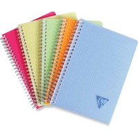 CLAIREFONTAINE 328146 NOTEBOOK POLYPROPYLENE COVERED A4 LINED - PACK OF 5