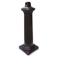 RCP ASHTRAY GROUNDSKEEPER TUSCAN BLACK