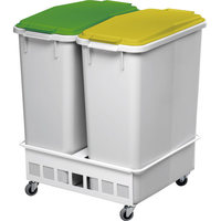 DURABIN DUO 60 WASTE BIN TROLLEY