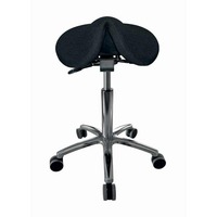 AVAINTIETO SOFT SADDLE CHAIR TEXTILE BLK