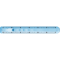  GREENLOGIC RULER 30CM / 12   CLEAR 