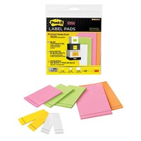 PK9 POST-IT 2900M9 S/S LABELS ASSO.COL