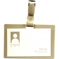 BX50 NAME BADGES VERTICAL 65X108MM CLR