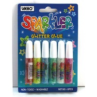 BX6 LEEHO SPARKLER GLITTER GLUE PEN