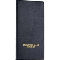 BUSINESS CARD BOOK FOR 96 CARD BLACK