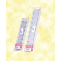 RULER 20CM CLEAR