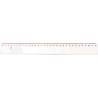 RULER 30CM WHITE