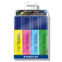 PK4 STAEDTLER364TEXTSURFER H/LIGHTER ASS