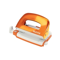 Leitz 5060 wow mini lävistäjä, 10 arkkia, oranssi