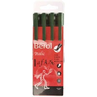 WLT4 BEROL ITALIC PEN SET