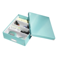 LEITZ CLICK & STORE BOX MEDIUM A4 ICEBLU