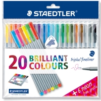 BX20 STAEDTLER 334 FINLINER BONUS PACK