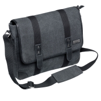 PIERRE CANVAS MESSENGER BAG DARKBLUE