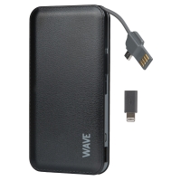 WAVE SLIM POWERBANK 4000MAH BLK