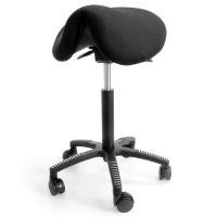 AIRCELL SOFT SADDLE CHAIR TEXTILE BLK