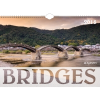 AJASTO BRIDGES WALL CALENDAR 420X297MM