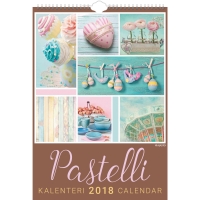 AJASTO PASTELLI WALL CALENDAR 290X415MM