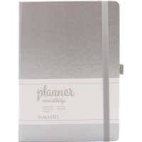 AJASTO PLANNER NOTEBOOK A5 SILVER