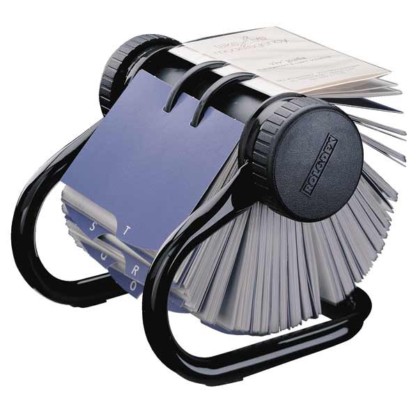 Rolodex card holder for 200 cards 57x102mm