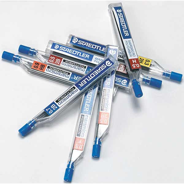 TUBE 12 STAEDTLER MARS MICRO PENCIL LEADS 0.5MM H