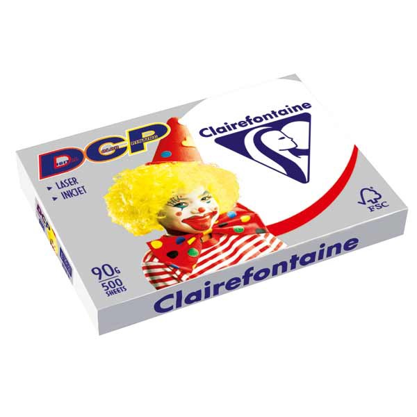 Clairefontaine DCP väritulostuspaperi A3 90g, 1 kpl=500 arkkia