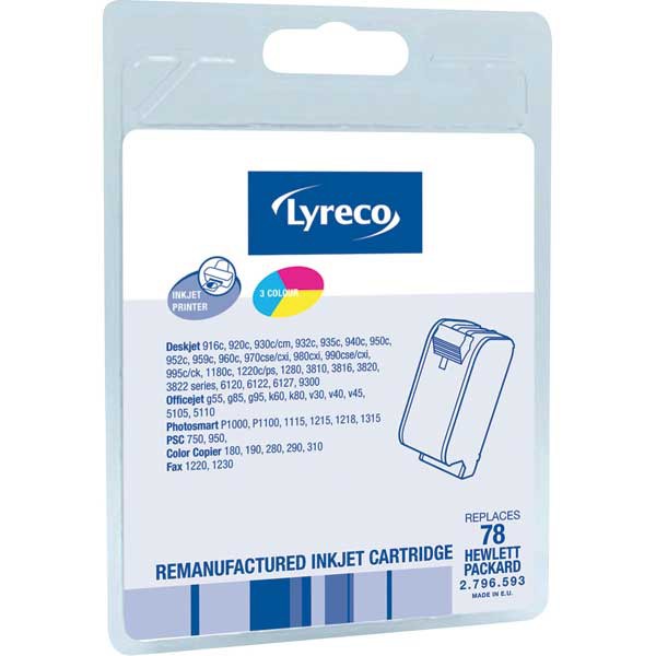 LYRECO INKJET CARTRIDGE COMPATIBLE HEWLETT PACKARD C6578D