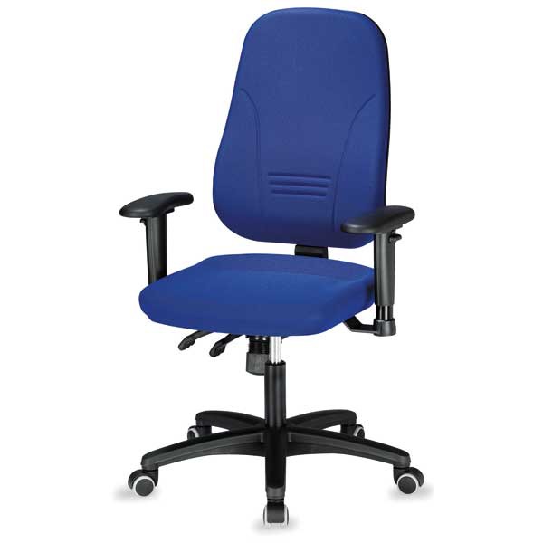 YOUNICO 1451 HIGH BACK CHAIR BLUE - ARMS NOT INCLUDED