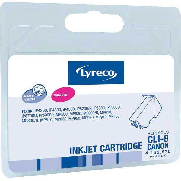 LYRECO CANON COMPATIBLE INKJET CARTRIDGE FOR CLI-8 MAGENTA