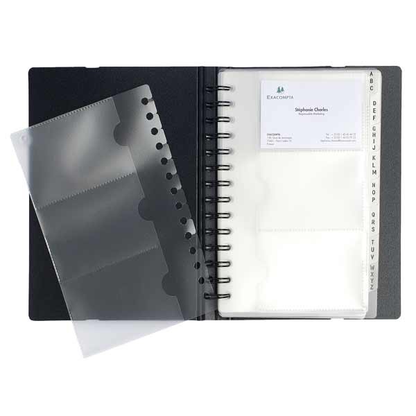 EXACOMPTA EXACTIVE BUSINESS CARD HOLDER